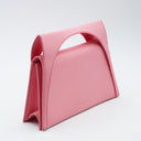 J.W. Anderson Small Moon pink leather clutch bag
