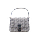 FENDI – Mamma Baguette – Midnight Blue and Grey Zucca Canvas
