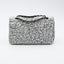 Sac Chanel 2.55 en tweed brodé blanc et bijoux