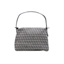 FENDI – Mamma Baguette – Midnight Blue and Grey Zucca Canvas