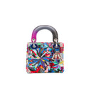 DIOR – Mini Lady Dior “Dior Lady Art by Polly Apfelbaum” – Multicolored embroidered textile