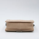 Chanel Boy bag in quilted beige leather