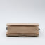 Sac Chanel Boy en cuir matelassé beige