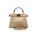 FENDI – Peekaboo ISeeU Mini – Cuir grainé doré