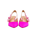 DIOR – Escarpins Slingback J’Adior – Satin Rose Fuchsia -Taille 37