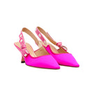 DIOR – Escarpins Slingback J’Adior – Satin Rose Fuchsia -Taille 37