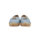 GUCCI – Espadrilles Marmont Cuir Matelassé Bleu Ciel – Taille 37,5