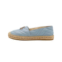 GUCCI – Espadrilles Marmont Cuir Matelassé Bleu Ciel – Taille 37,5