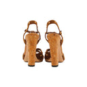 GUCCI – Sandales à Talons Daim Camel Cloutées – Taille 38