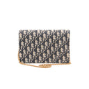 DIOR – Saddle WOC – Toile Oblique bleu marine