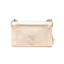 DIOR – Diorama Medium – Cuir métallisé champagne