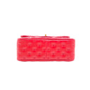 CHANEL – Coco Handle Paris Rome – Cuir embossé rouge