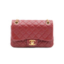 CHANEL – Timeless Classique Small – Cuir Surpiqué Bordeaux