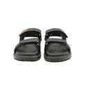 DIOR – Sandales D-Wander noires en cuir Cannage