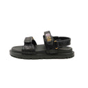 DIOR – Sandales D-Wander noires en cuir Cannage