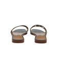 HERMÈS – Sandales plates Chypre style ajouré bleu pétrole – Taille 39