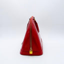 Louis Vuitton Alma GM Bag in red Monogram Vernis leather