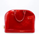 Louis Vuitton Alma GM Bag in red Monogram Vernis leather