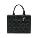Dior Book Tote Medium Bag in black leather