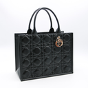 Dior Book Tote Medium Bag in black leather