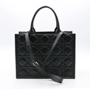 Dior Book Tote Medium Bag in black leather
