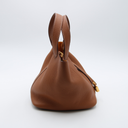 Hermès Picotin Lock 22 bag in gold Clemence taurillon leather