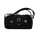 Dior Flight PM Bag in black leather and satin