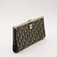 Pochette Dior vintage en toile jacquard Dior Oblique