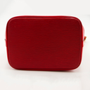 Sac Louis Vuitton Noé en cuir Épi rouge