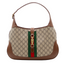 Sac Gucci Jackie 1961 en toile GG Supreme et cuir marron