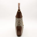 Gucci Jackie 1961 bag in GG Supreme canvas and brown leather