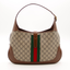 Sac Gucci Jackie 1961 en toile GG Supreme et cuir marron