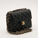 Chanel Timeless Square Mini vintage black leather shoulder bag