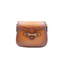 GUCCI – Sac Lady Horsebit 1955 en cuir brun patiné