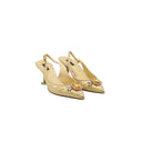 DOLCE & GABBANA – Escarpins Slingback Brocart & Cristaux