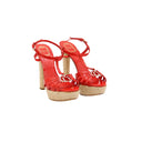 DIOR – Sandales Compensées Vernies