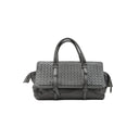 BOTTEGA VENETA – Sac Monaco en cuir tréssé noir