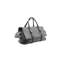 BOTTEGA VENETA – Sac Monaco en cuir tréssé noir