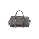 BOTTEGA VENETA – Sac Monaco en cuir tréssé noir