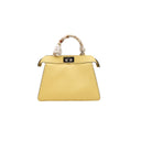 FENDI - sac Peekaboo jaune pastel