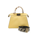 FENDI - sac Peekaboo jaune pastel