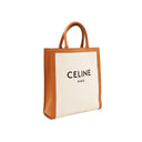 CELINE – Cabas Vertical en toile & cuir