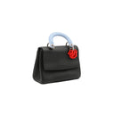DIOR – Be Dior en cuir noir, bleu ciel & rouge