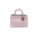 DIOR – Diorissimo en crocodile rose avec bandoulière