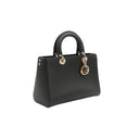 DIOR – Diorissimo en cuir grainé noir
