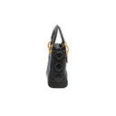 DIOR – Mini Lady Dior en python bleu marine et noir