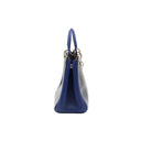 DIOR – Diorissimo en cuir de python bleu et noir
