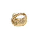 BOTTEGA VENETA - Mini Jodie Dorée en Cuir Intrecciato