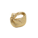 BOTTEGA VENETA - Mini Jodie Dorée en Cuir Intrecciato