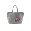 GOYARD – Anjou elephant en toile Goyardine gris